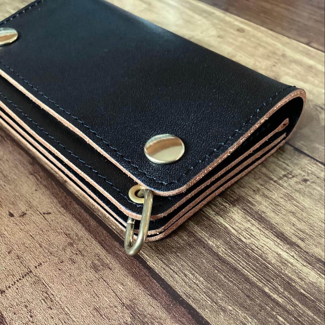 【Misaki483mm】トラッカーウォレット150【お札を折らずに収納】