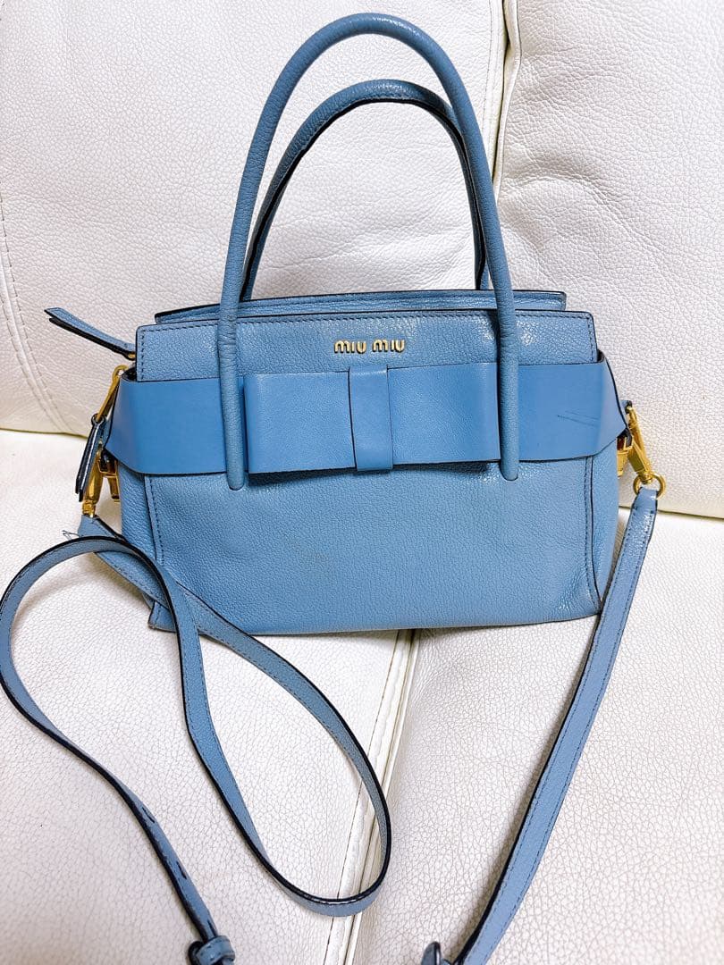 miumiu ミュウミュウ マドラス フィオッコ 2way ショルダーバッグ