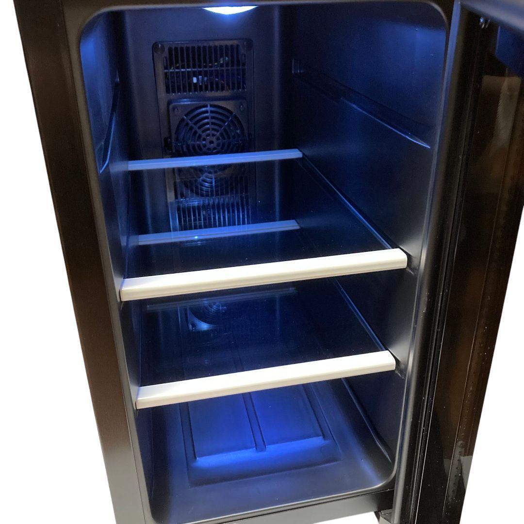 おしゃれ❣️ 小型冷蔵庫 23L 静音 省エネ 家庭用 透明ガラスドア 一人暮