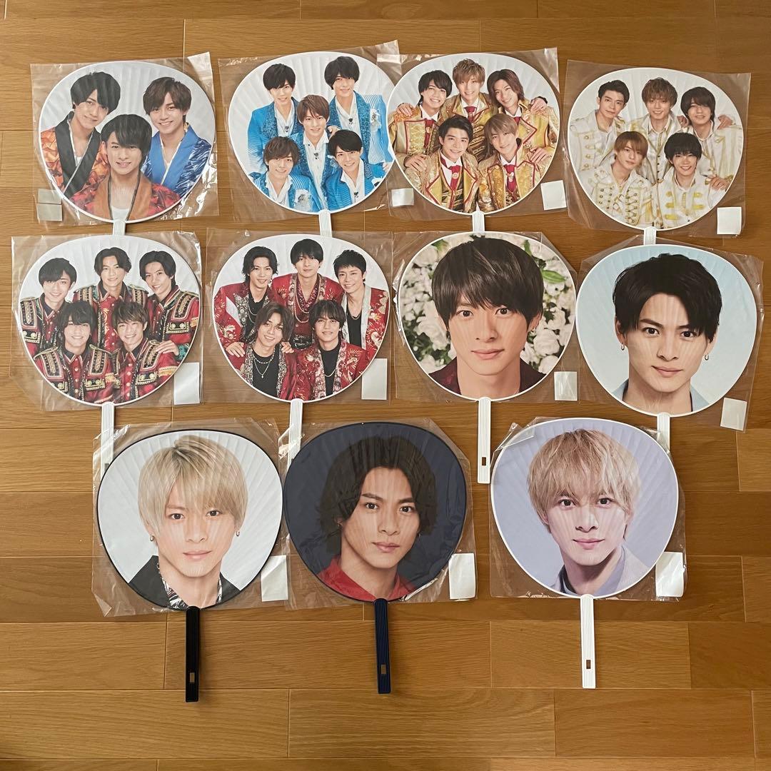 平野紫耀 キンプリ カウコン 歴代うちわ まとめ売り ジャンボうちわ