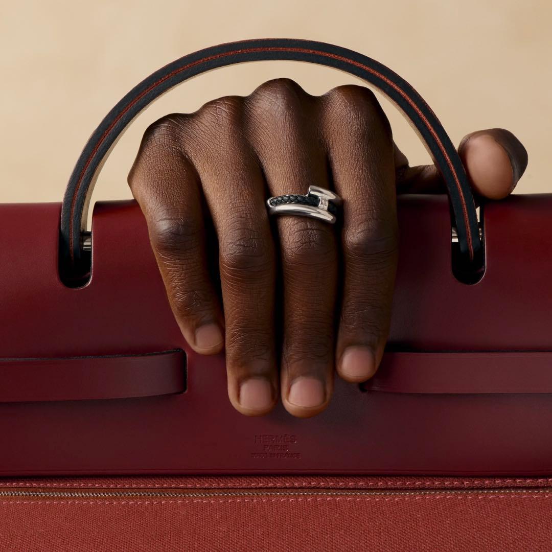 HERMES エルメス　リング 《トゥルニ》 トレッセ　サイズ60