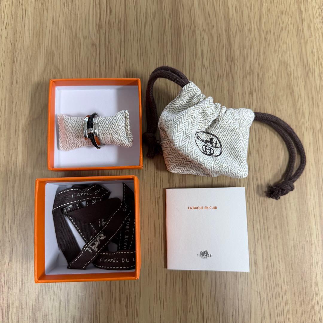 HERMES エルメス　リング 《トゥルニ》 トレッセ　サイズ60