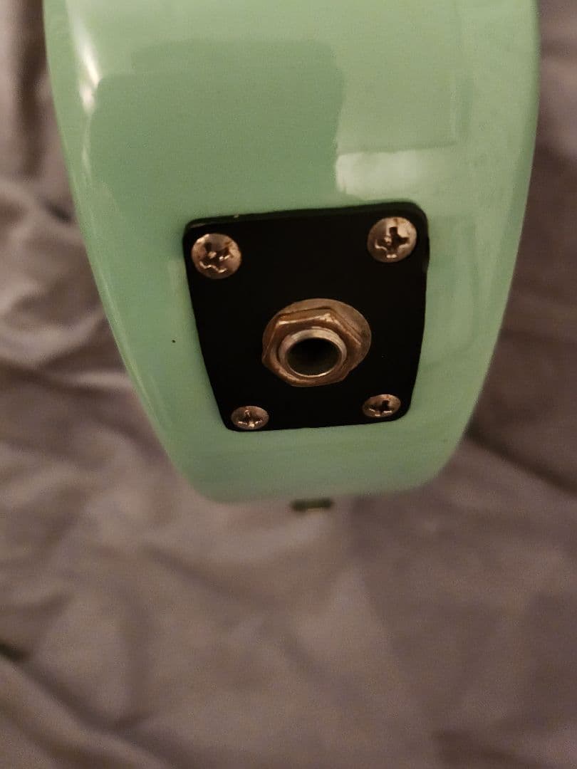 フェルナンデス ZO-3 グリーン アンプ内蔵ミニギター【ジャンク品】