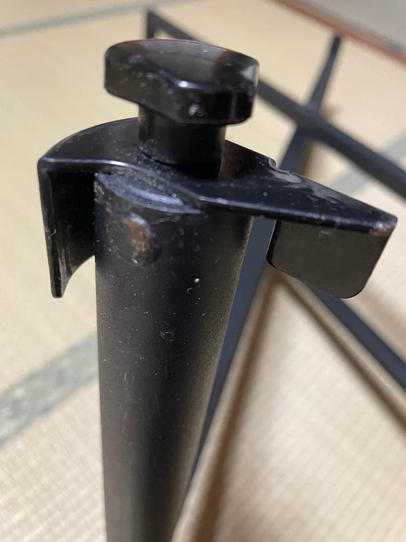 黒い折りたたみ式大正琴ヴィオリラスタンド