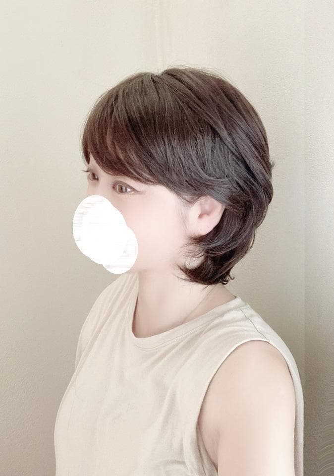 ナオアート(NAO-ART)　人毛MIX　らくらくフィット帽子ウィッグ　栗色