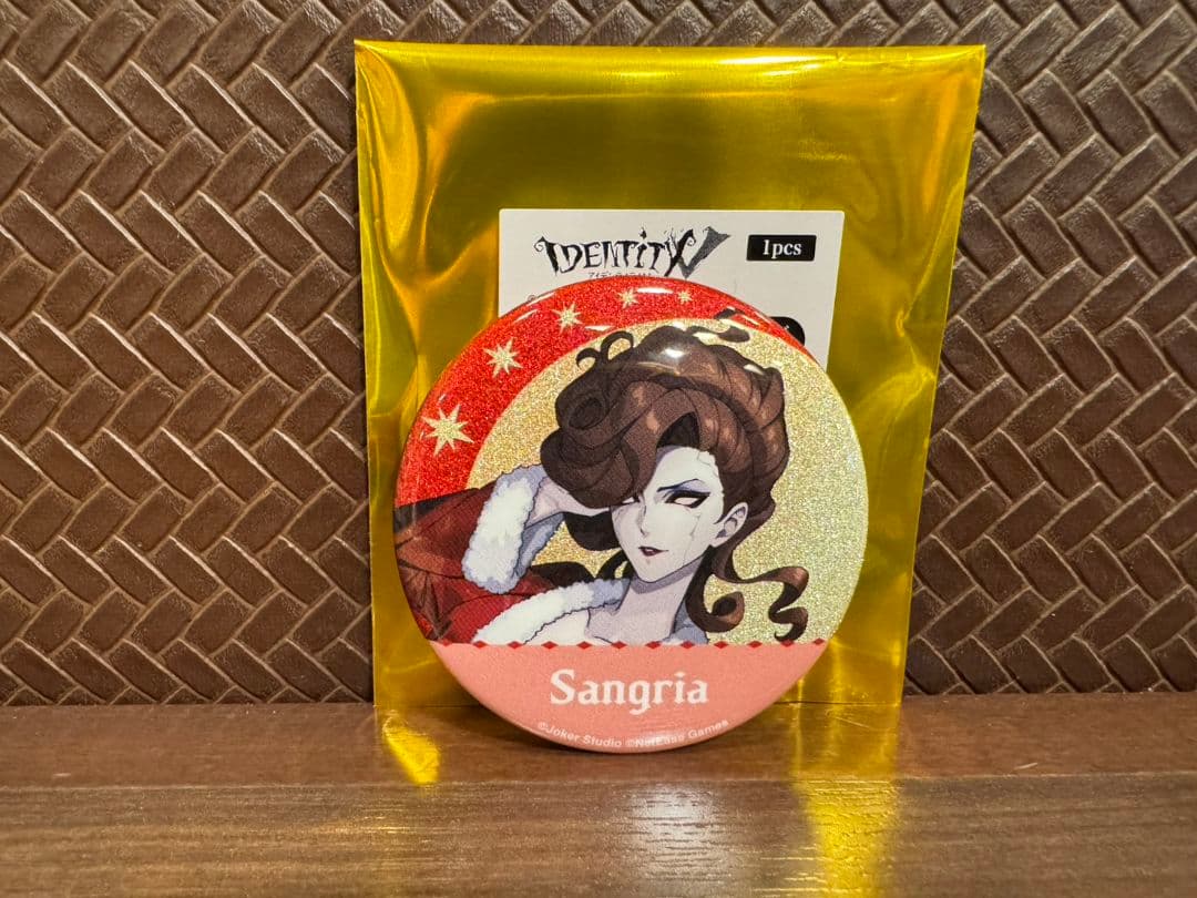 第五人格 湯めぐりの怪 温泉 グリッター缶バッジ オペラ歌手