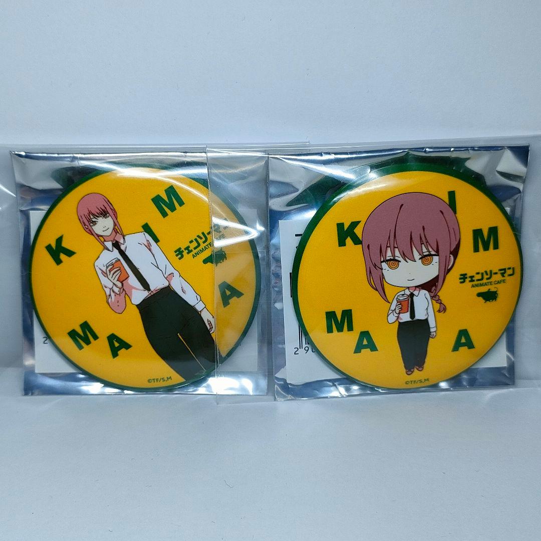 アニメイトカフェ チェンソーマン 缶バッジ マキマ - メルカリ