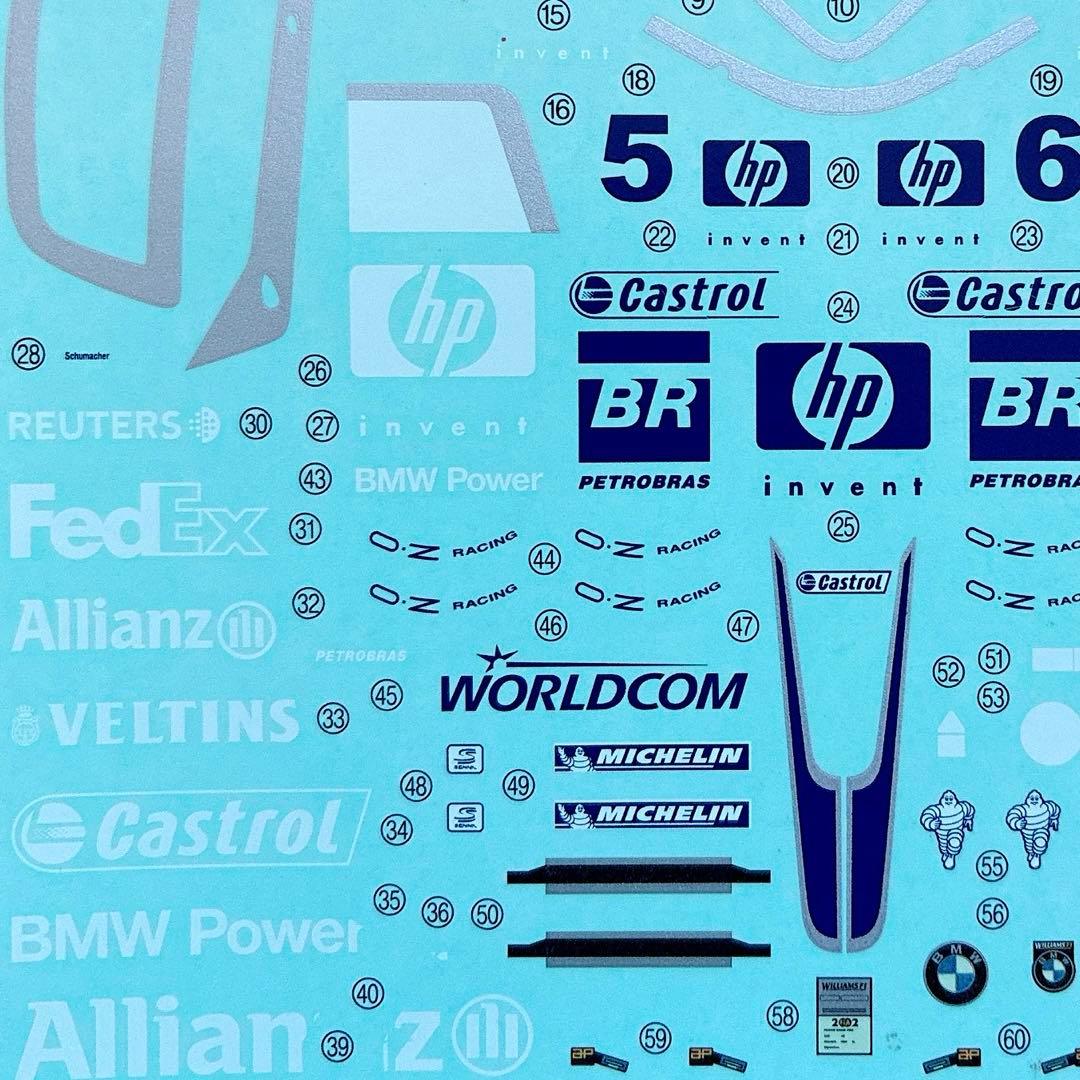 絶版 タミヤ 1/20 ウィリアムズ・BMW FW24