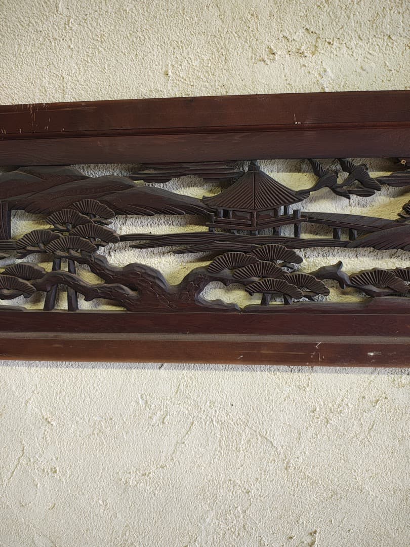 欄間1 古道具 ビンテージ 和建築 店舗什器 M0187