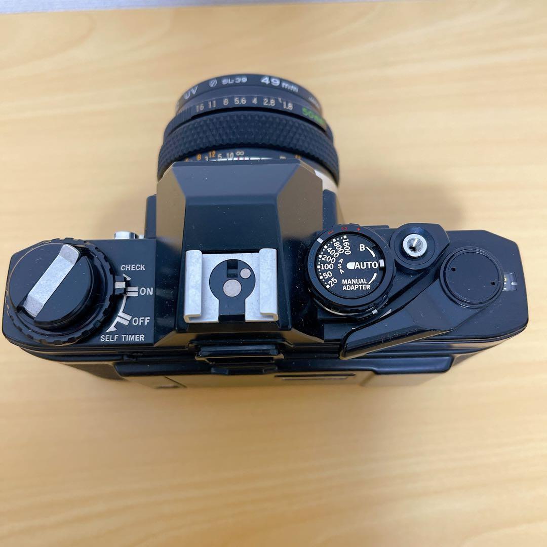 完動品】OLYMPUS OM10 QD ブラック+ 標準レンズ