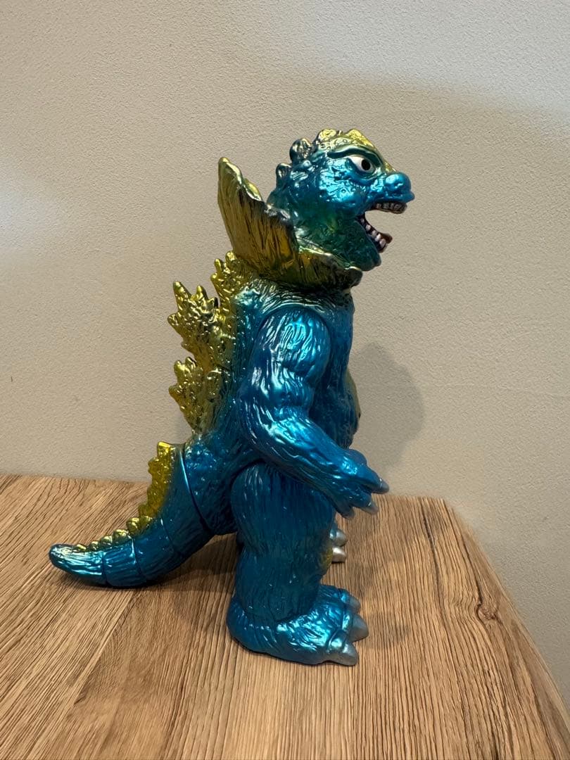 ブルマァク 復刻怪獣シリーズ ジラース ブルーメタリック成型/イエロー