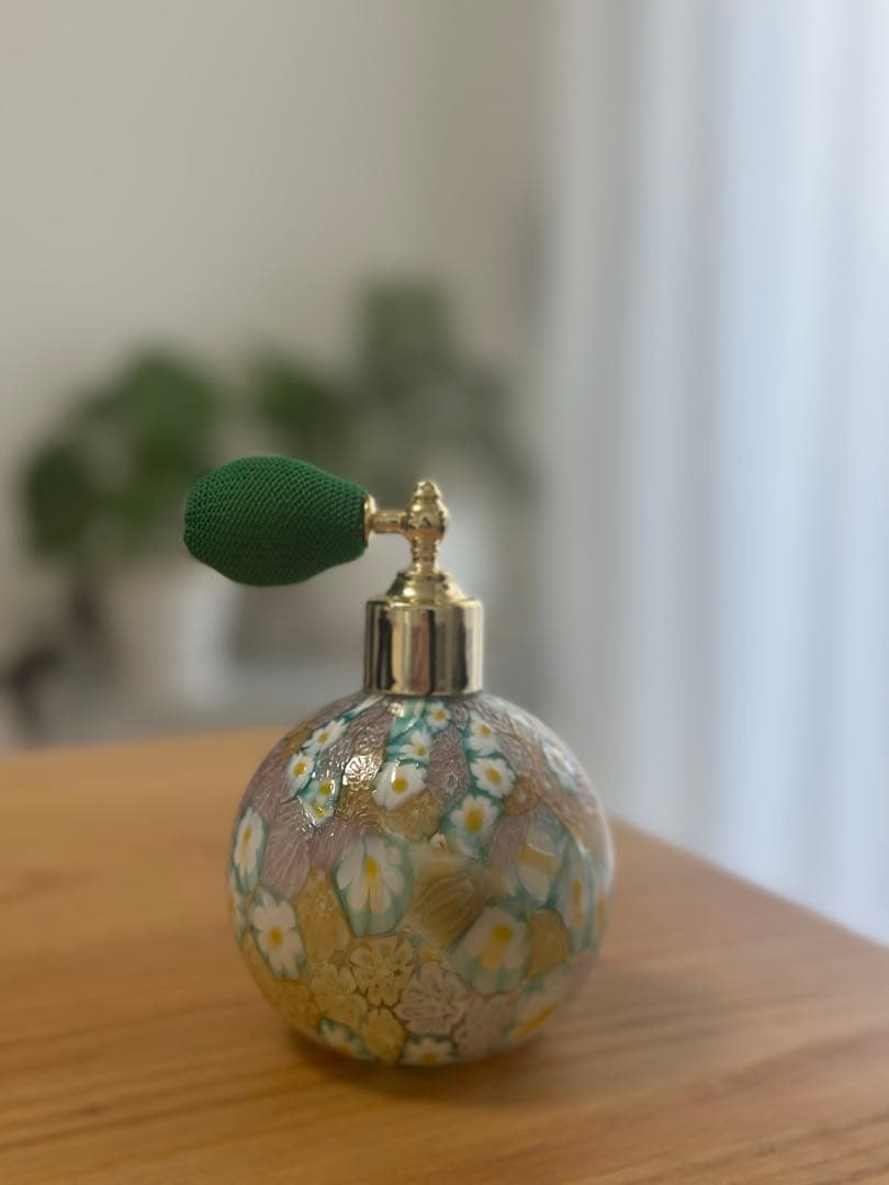ベネチアングラス 香水瓶 グリーン ベネチアングラス香水瓶イタリア製