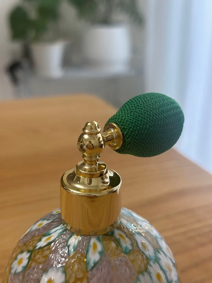 ベネチアングラス 香水瓶 グリーン ベネチアングラス香水瓶イタリア製