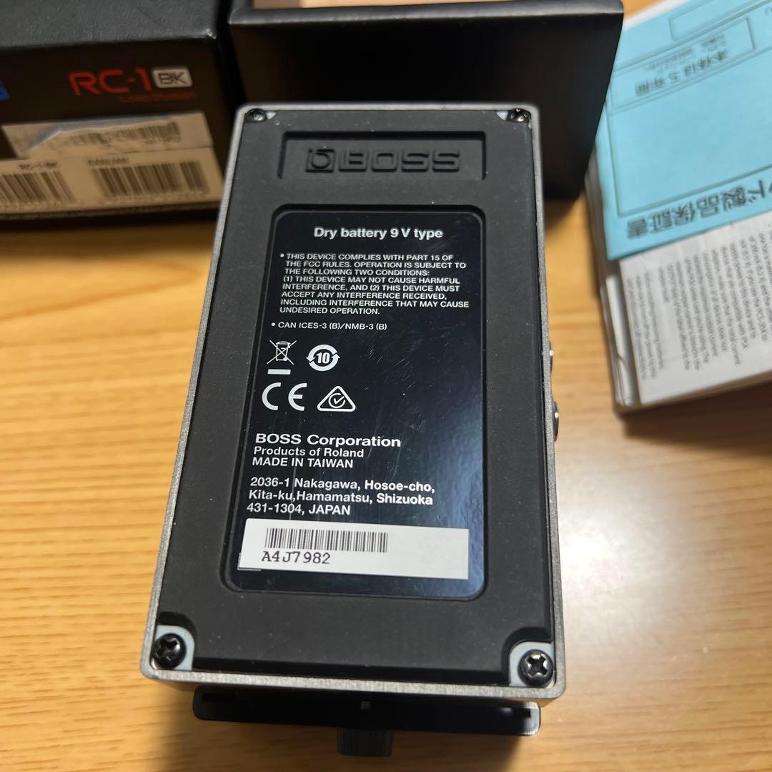 BOSS RC-1 BK ループステーション　限定カラー　おまけ付き