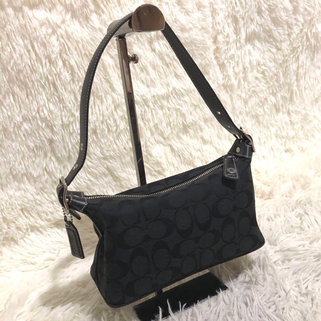 新品同様✨コーチ COACH ワンショルダー ハンドバッグ シグネチャー
