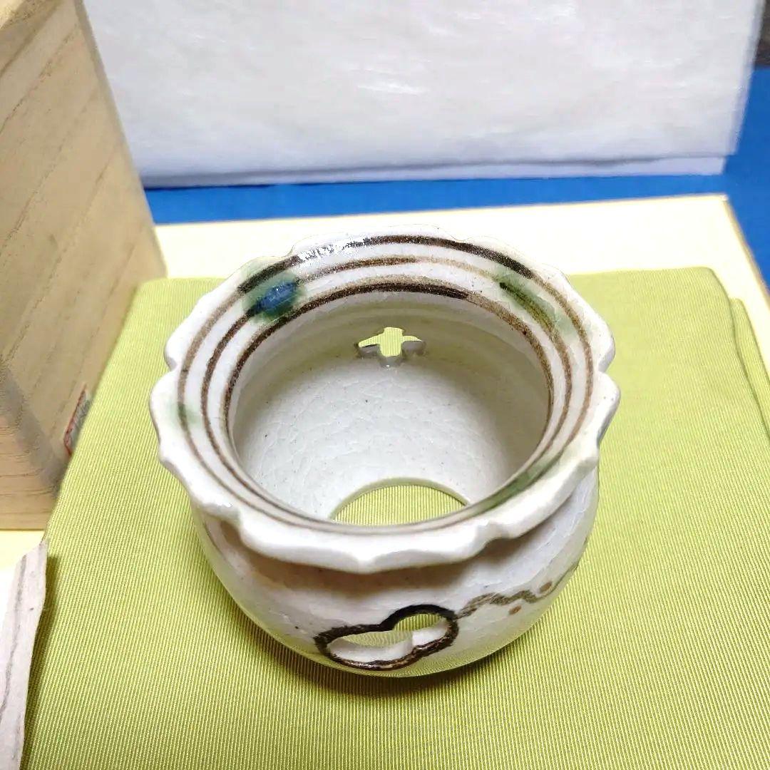 茶道具、蓋置、弥七田織部、加藤光右衛門作、はな3番 - メルカリ