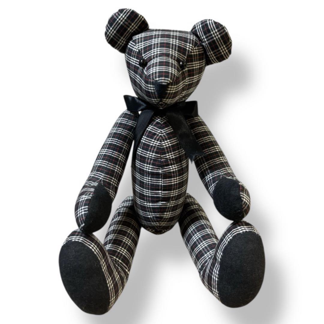 バーバリー クラシック テディベア 35cm ヴィンテージ 黒