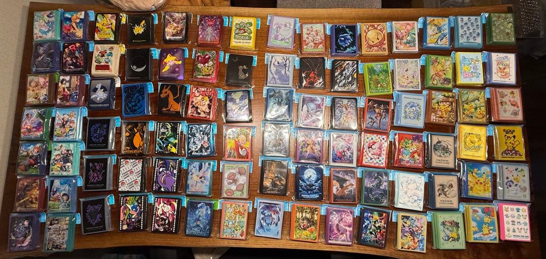 ポケモンカード デッキシールド92個 カードケース42個 未開封品まとめ