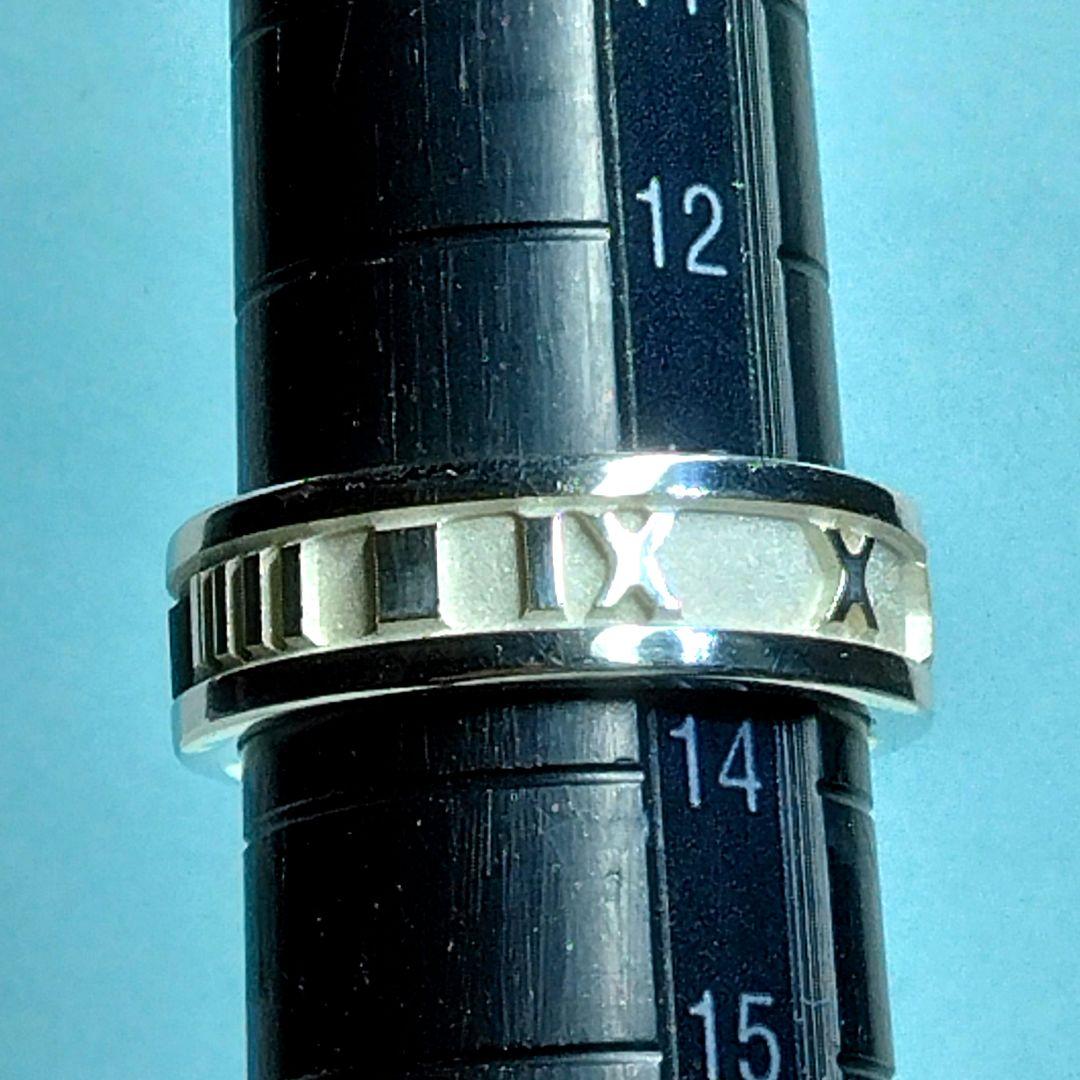 ティファニーアトラスリング 13.5号　新品仕上げ　ほぼ無傷未使用に近い