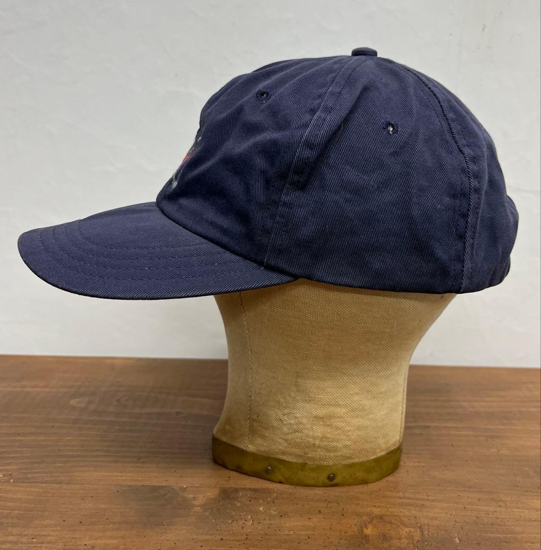 90'S RALPH LAUREN ベースボールキャップ ネイビー USA製 - メルカリ