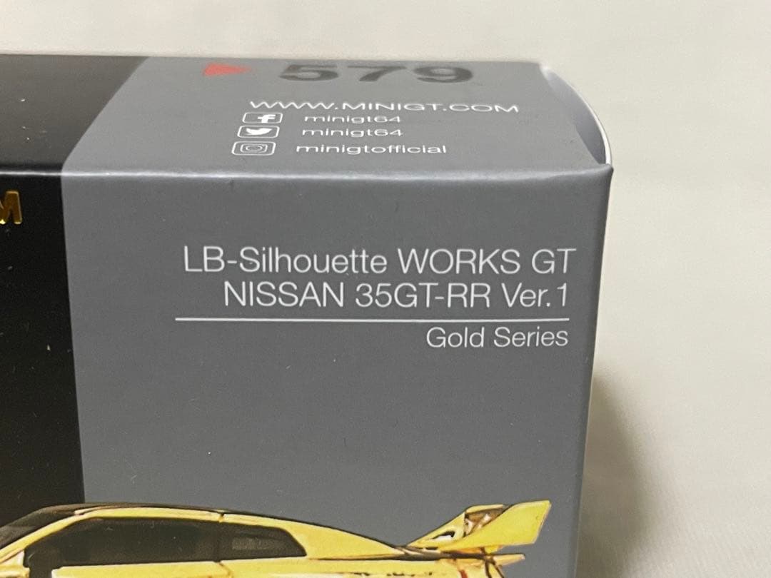 ミニカー MINI GT NISSAN 35GT-RR Ver.1 Gold Series