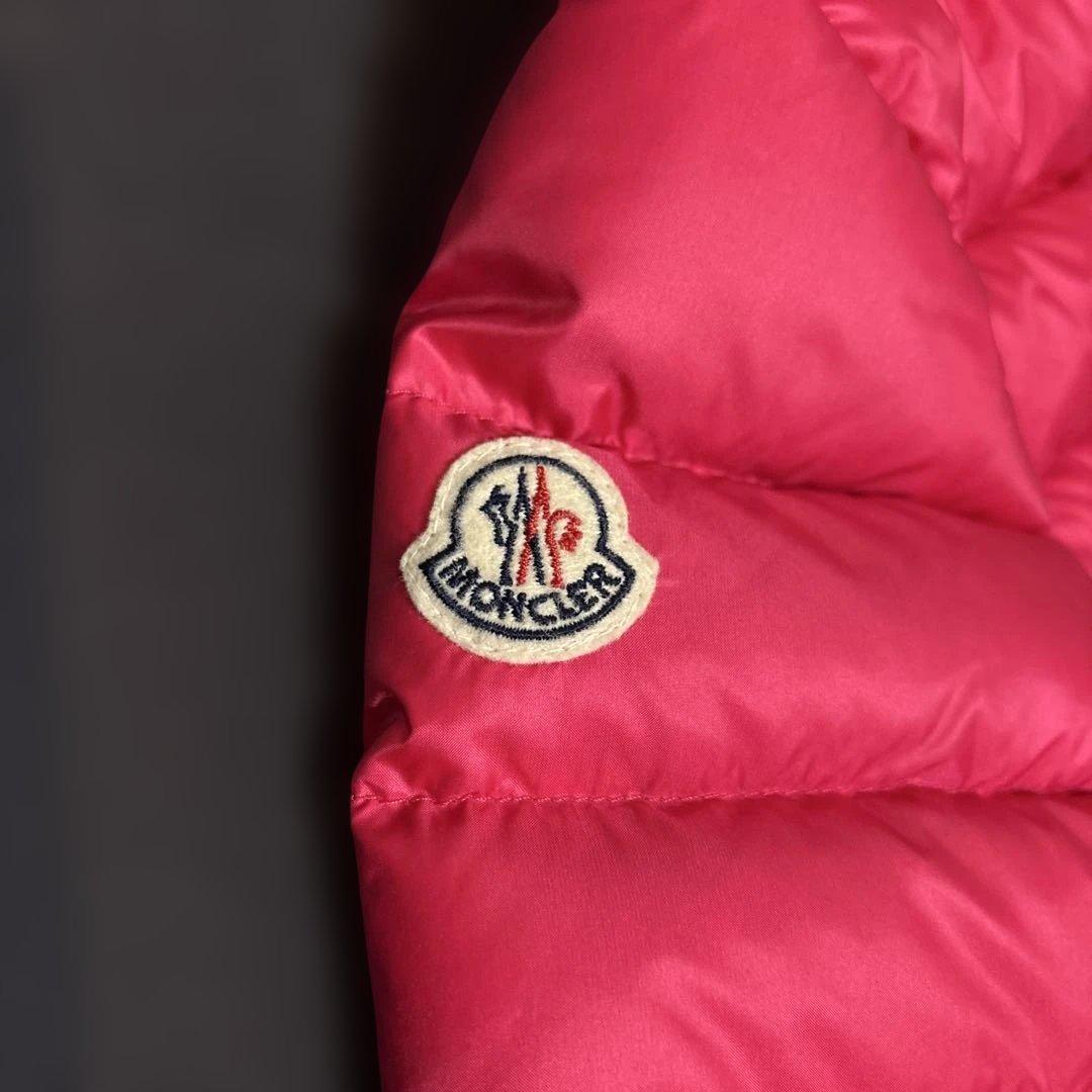 【美品】Moncler フード付き ピンク ダウンコート　92cm