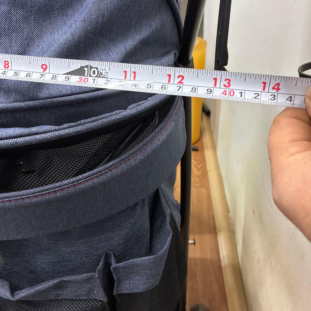 ネイビー ペットカート メッシュ窓付き - メルカリ