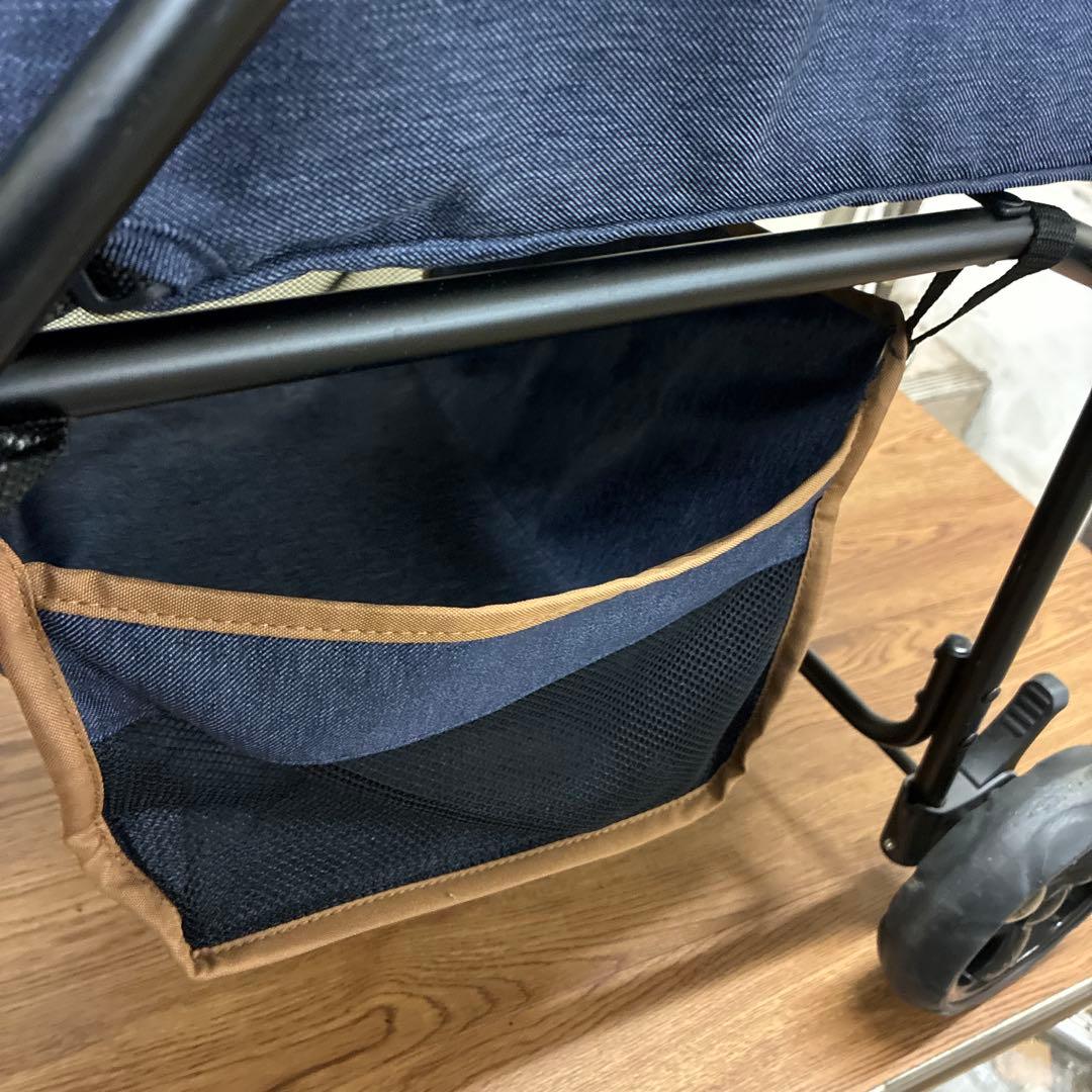 ネイビー ペットカート メッシュ窓付き - メルカリ