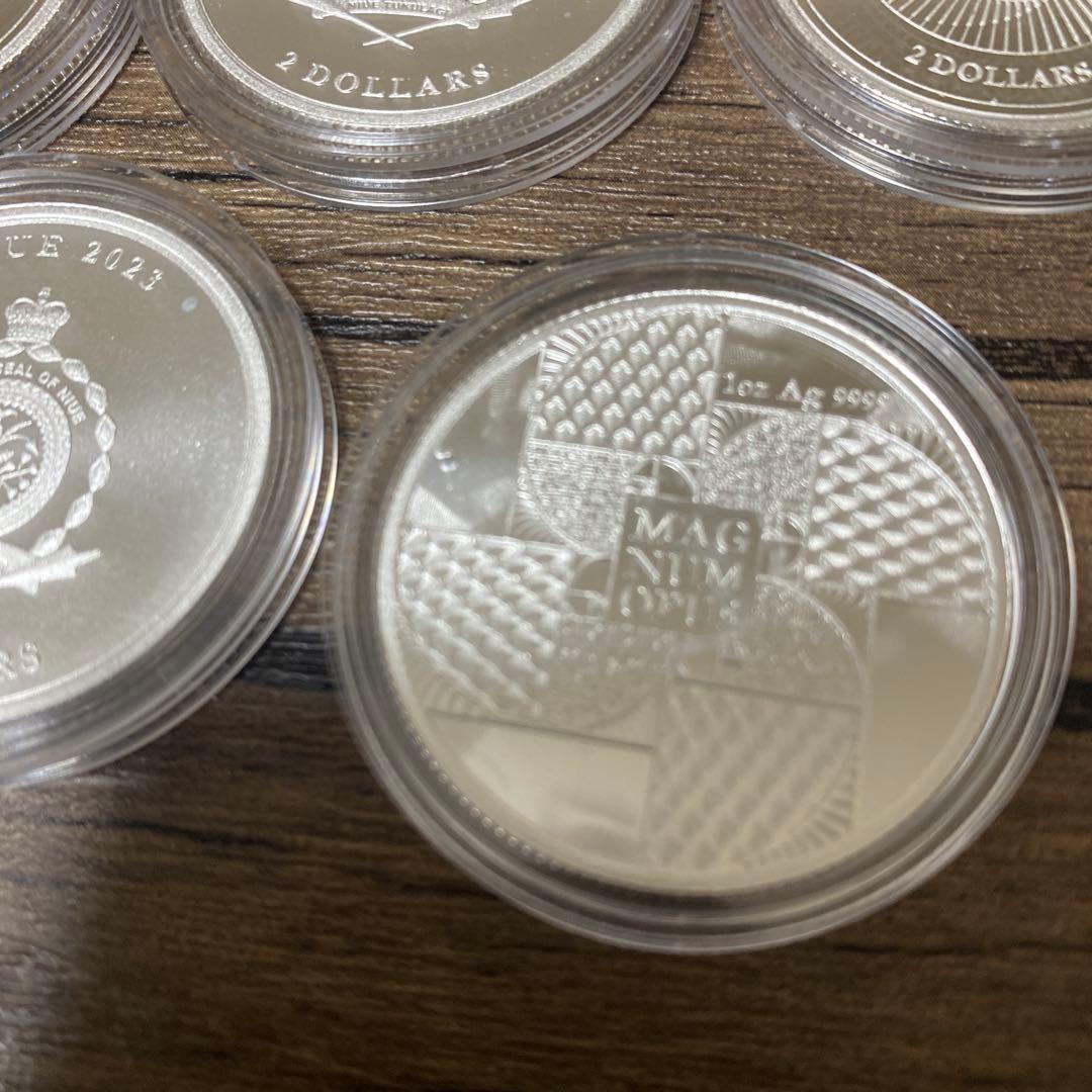 純銀　1オンス 5枚セット NIUE銀貨
