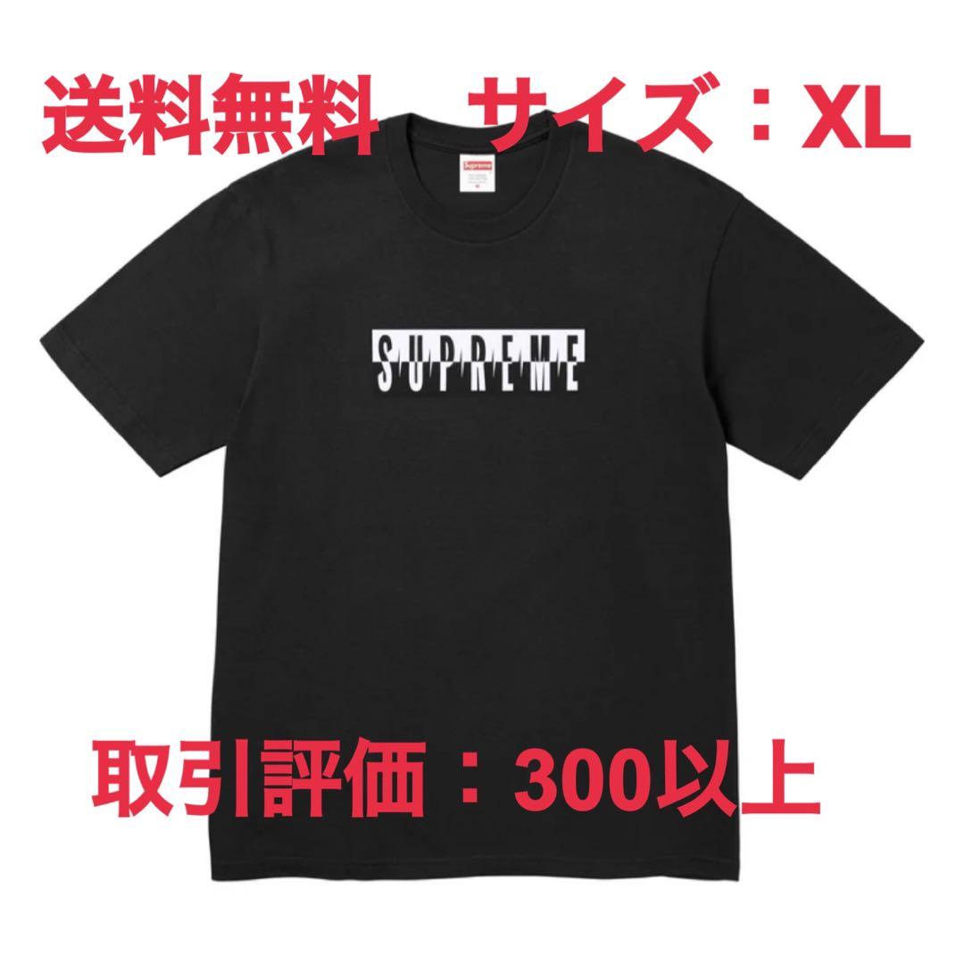 込 SUPREME Split Tee XL Black Supreme Split Tee Black Men's - SS20