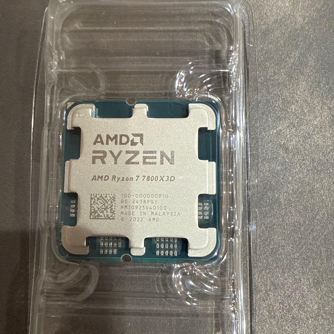 AMD Ryzen 7 7800X3D バルク品【新品,未使用】