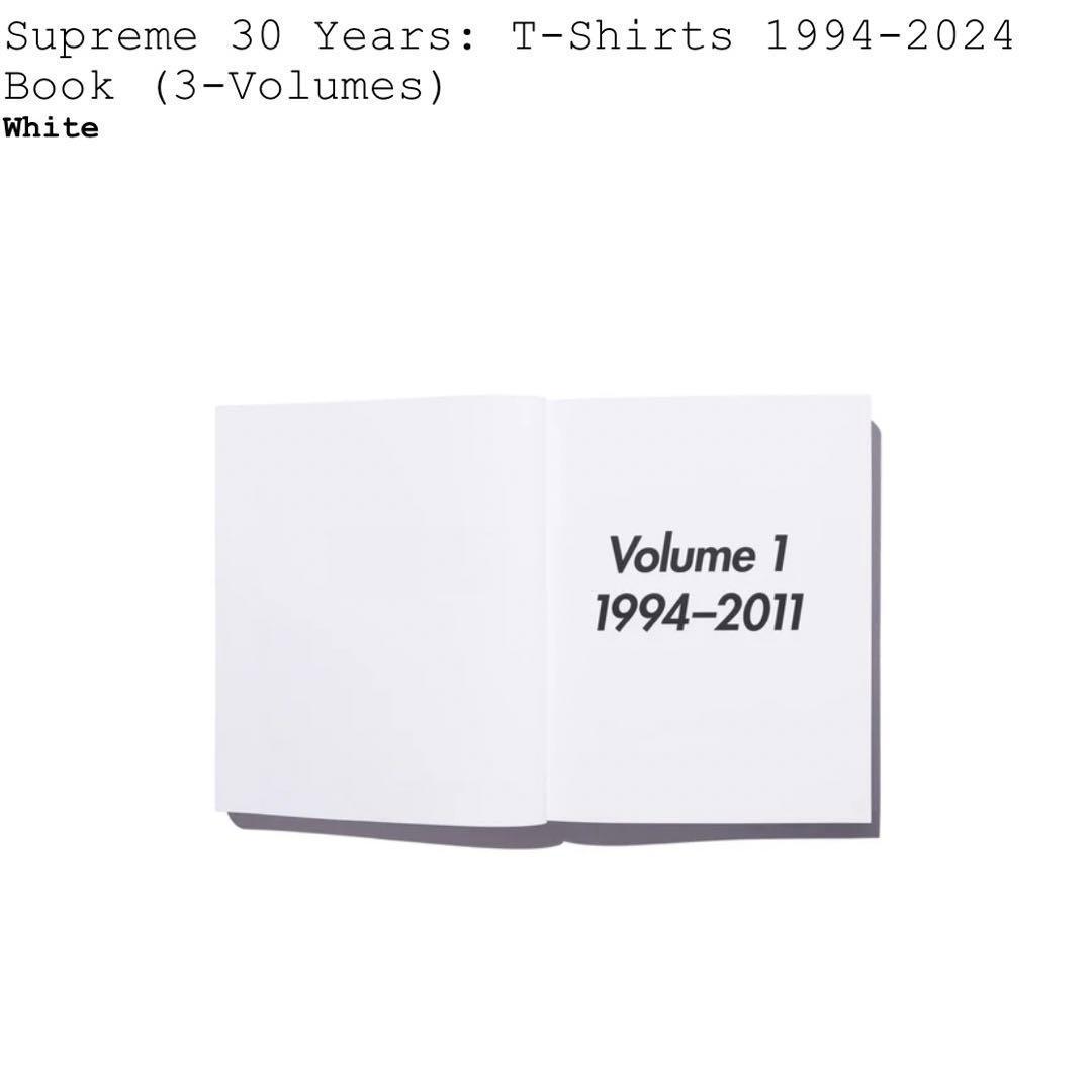 小物 Supreme 30 Years T-Shirts 1994-2024 Book