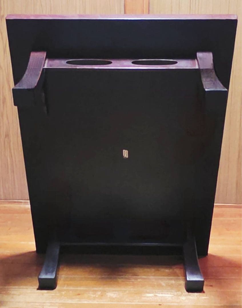 1950年代製アンティーク欅レトロ和机センターテーブル家具漆塗り鏡面系塗装