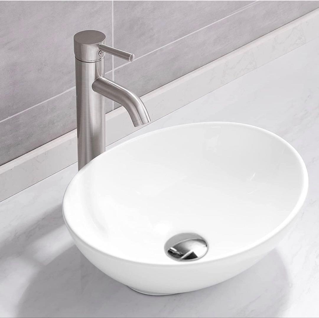 洗面ボウルセット オーバル型 ホワイト