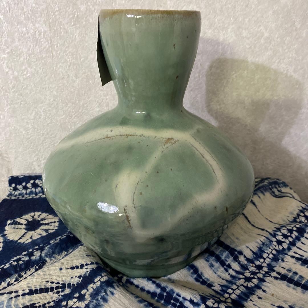 人間国宝 島岡達三 益子 花瓶