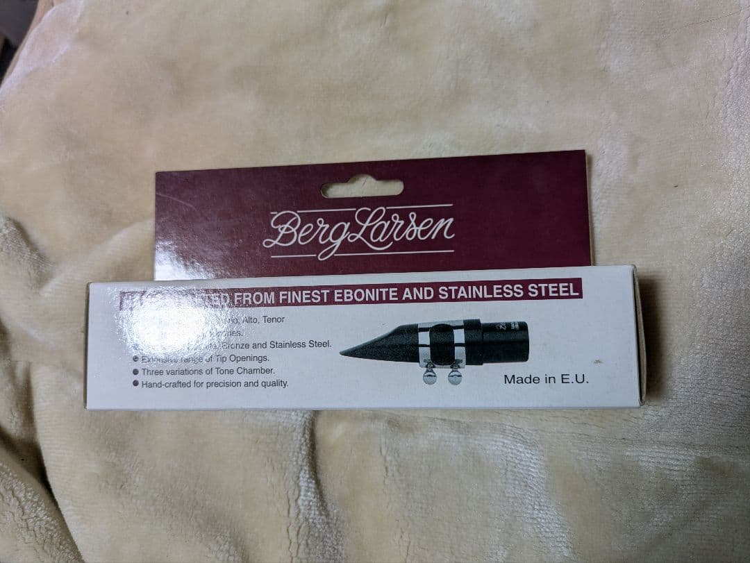 ベルグラーセン　ラバー　テナーサックスマウスピース　110/2M　リフェイス済み
