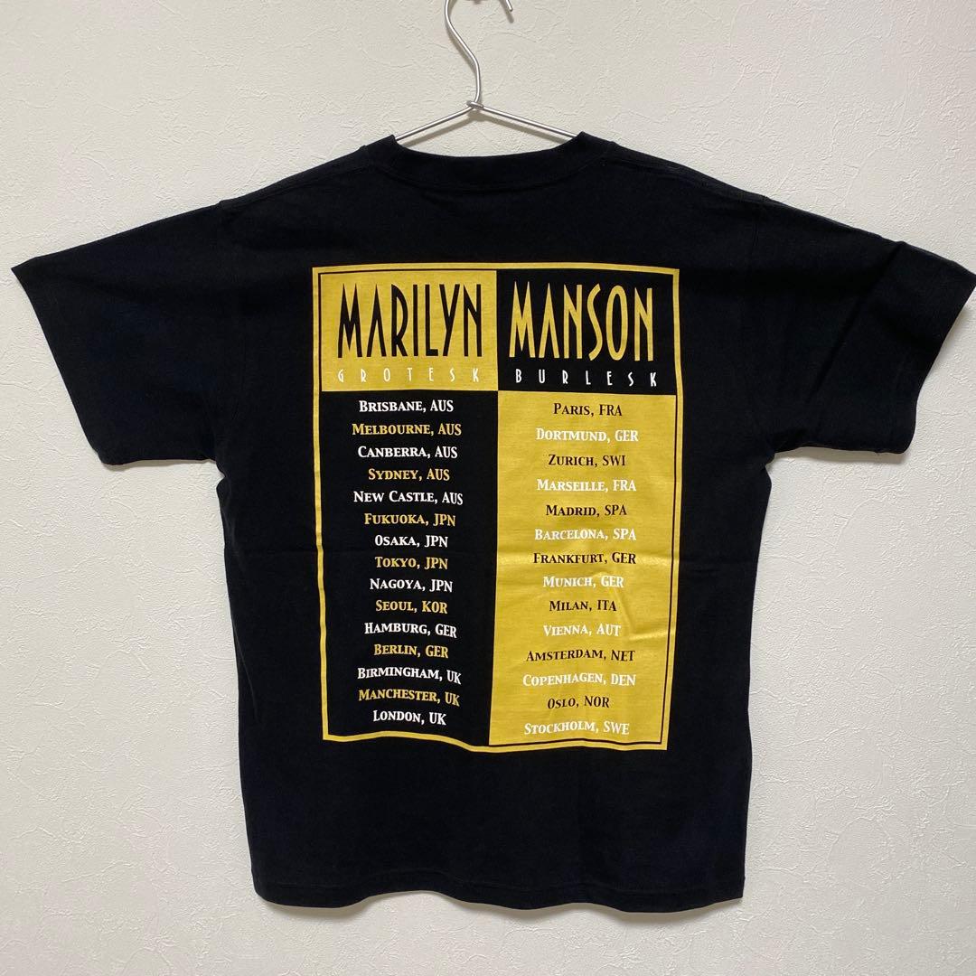 マリリンマンソンGOLDEN OF GROTESQUE 2003 ツアーTシャツ