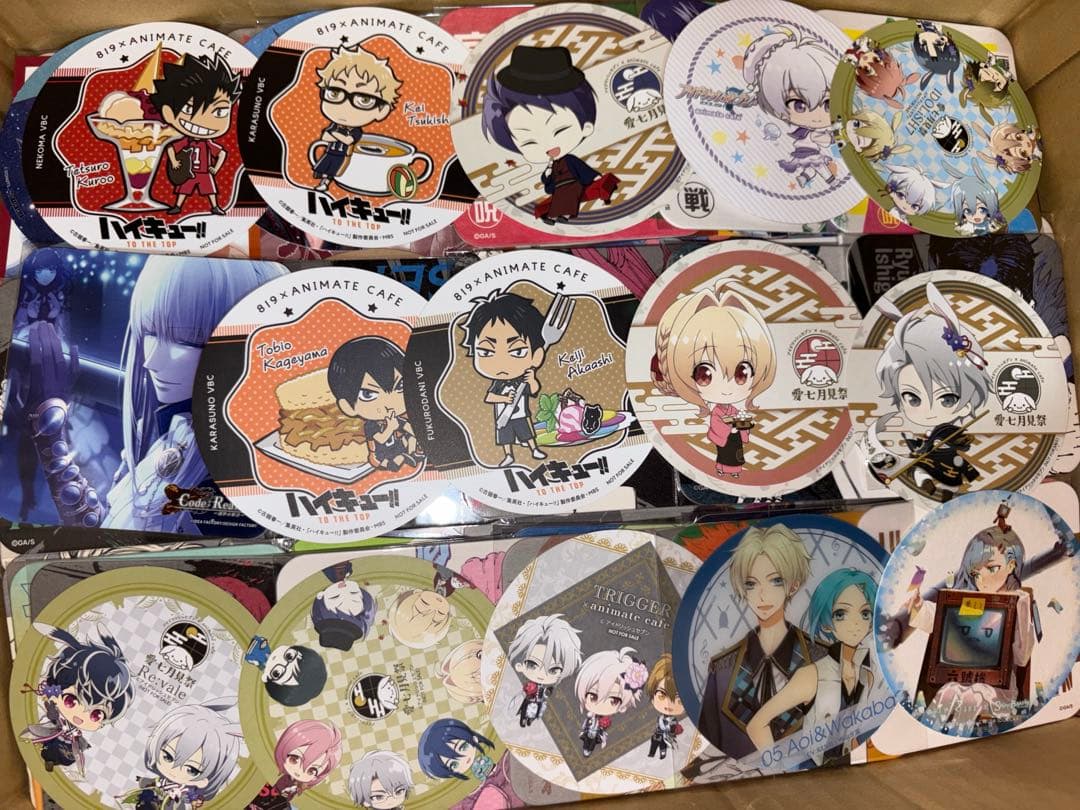 アニメ キャラクターグッズ 紙類 コースターのみ 1350点以上 まとめ売り