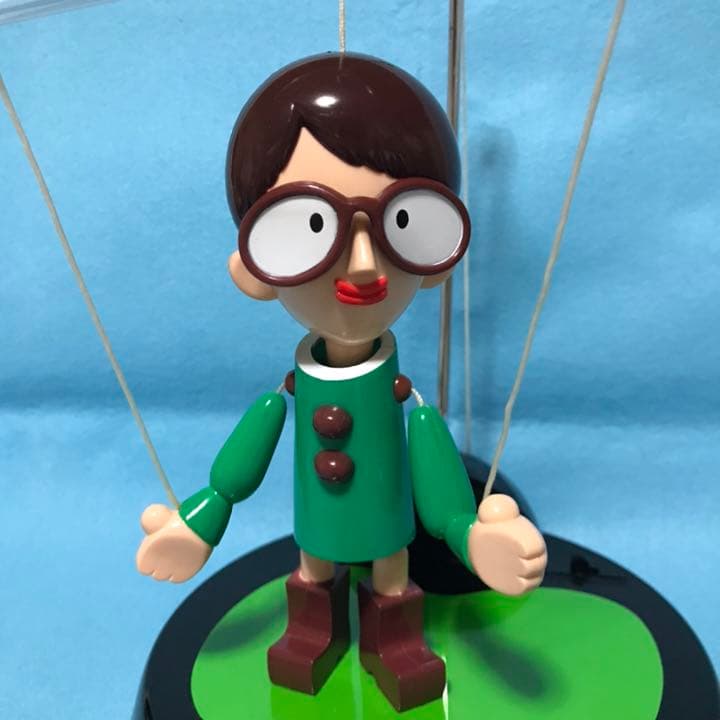 ひょっこりひょうたん島　センサーマリオネット　ハカセ　動く人形　希少