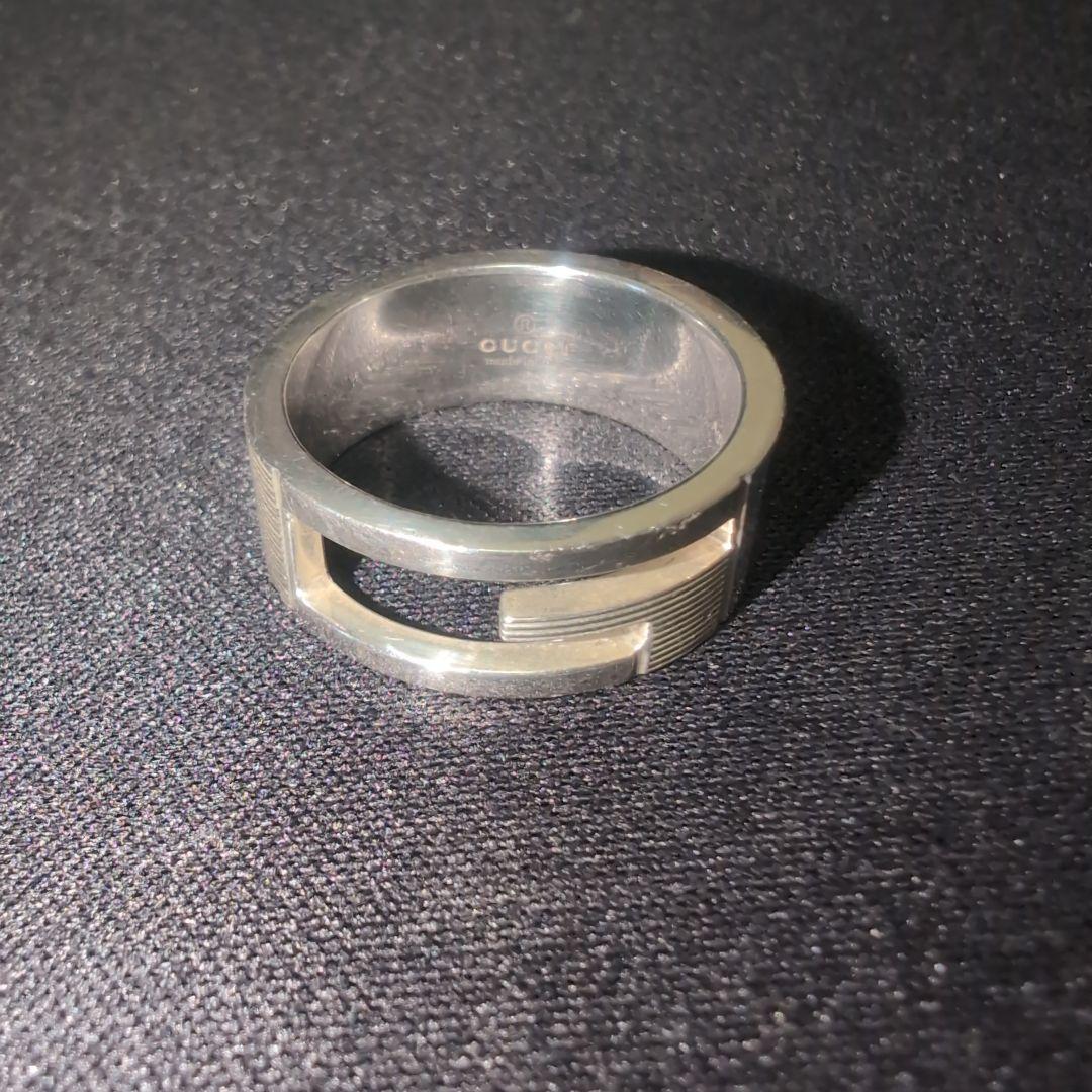 GUCCI ブランデッドG オープンリング 19号