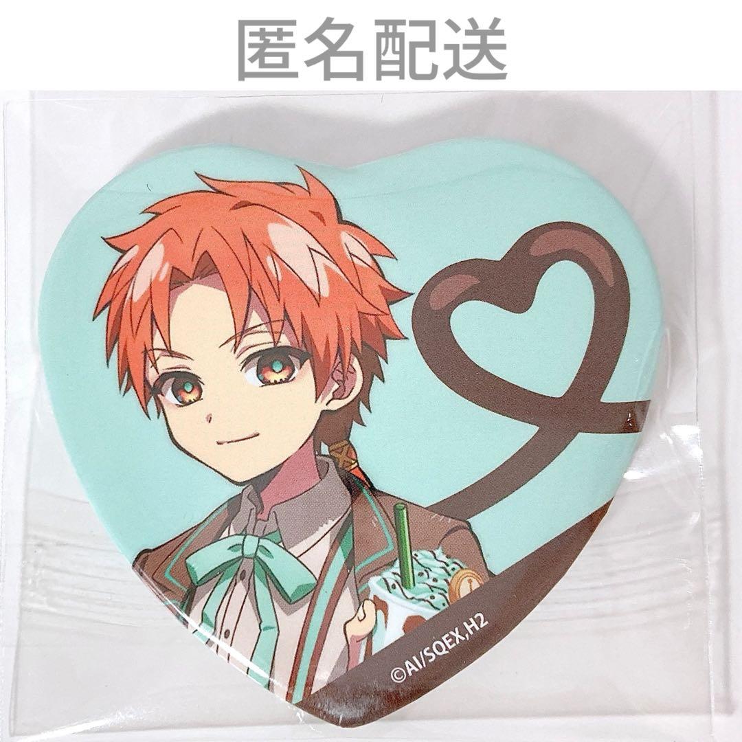 地縛少年花子くん ファミマ チョコミント ハート 缶バッジ 八尋寧々 地