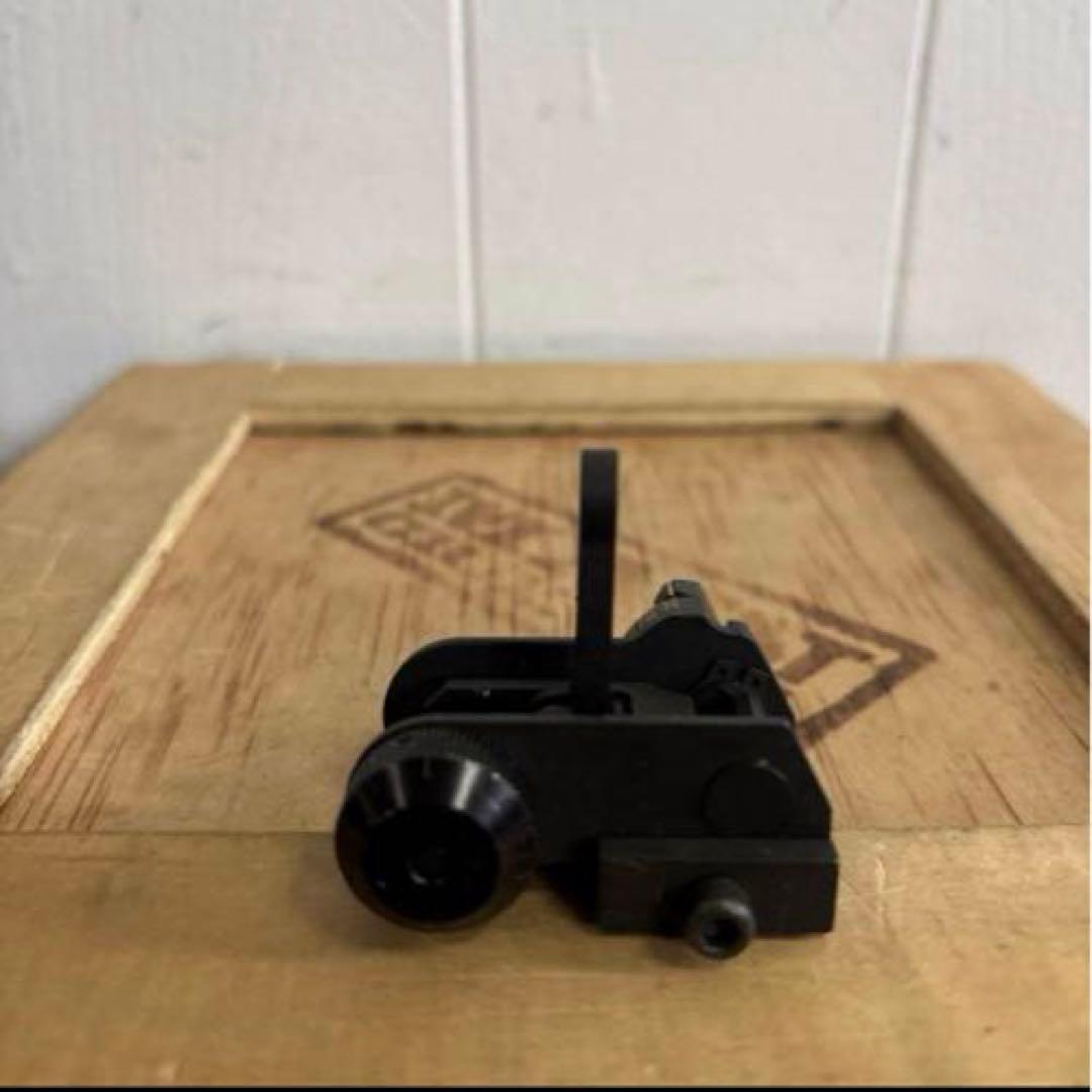 米軍　実物　MATECH BUIS 600M M4 M16バックアップリアサイト