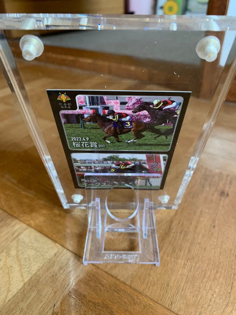 リバティアイランド　三冠記念カード　非売品　新品未使用　クリアケース入り　レア