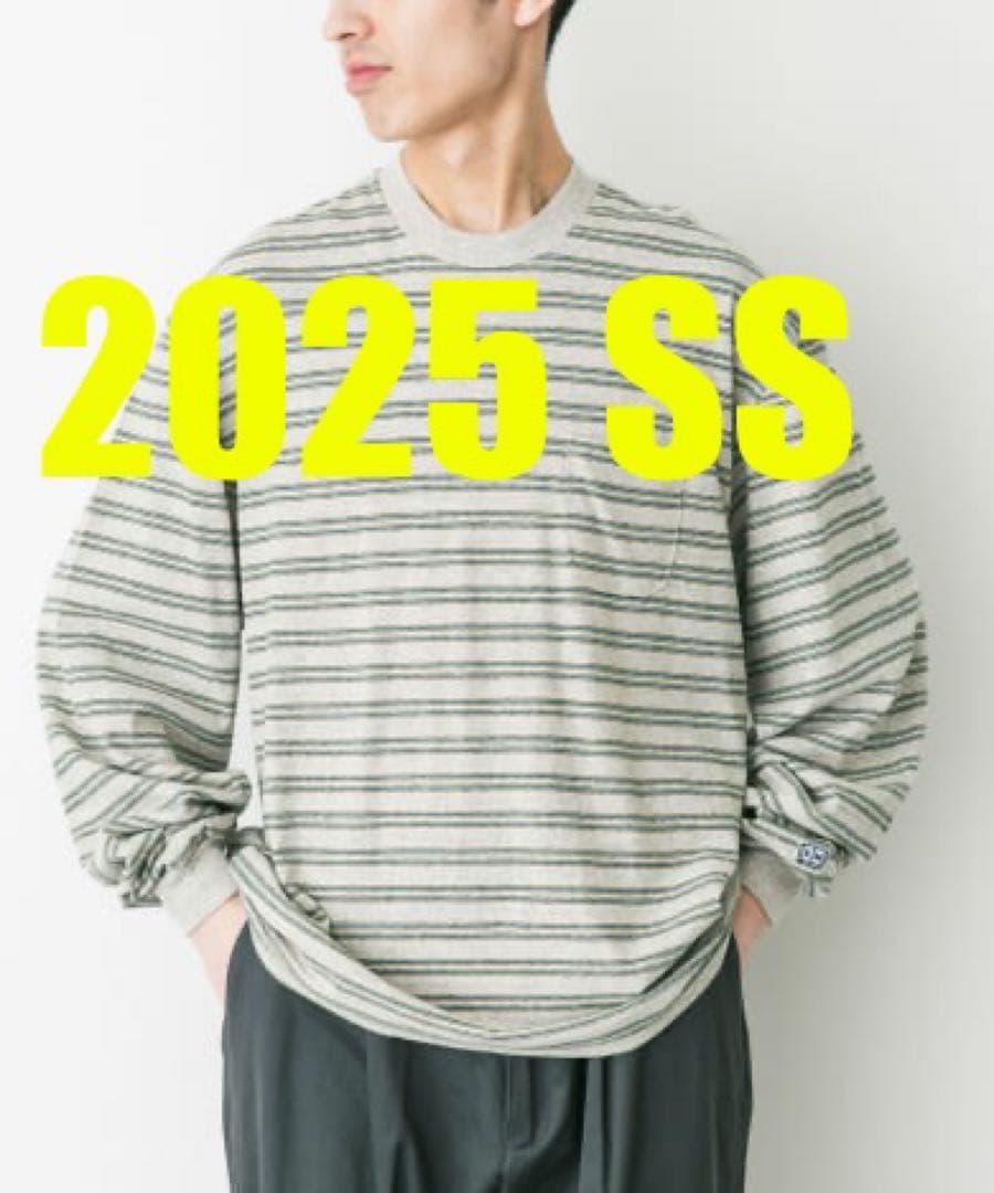 ENDS and MEANS ストライプ長袖Tシャツ L