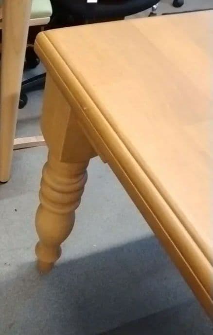 カントリーダイニングテーブル　栗脚 栗棒 ラバーウッド 無垢 展示品特価