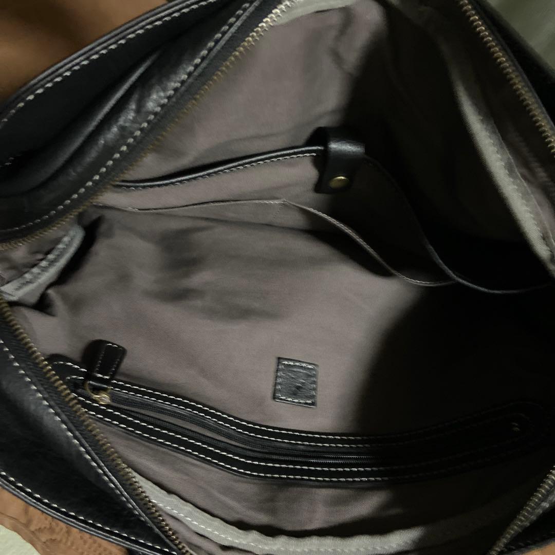 本日限定価格土屋鞄本革ビジネスバッグ黒