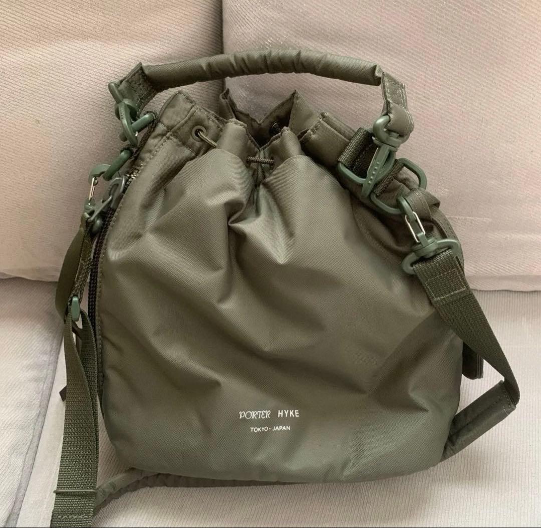 ★超美品★ ポーター HYKE コラボ tool box small オリーブ