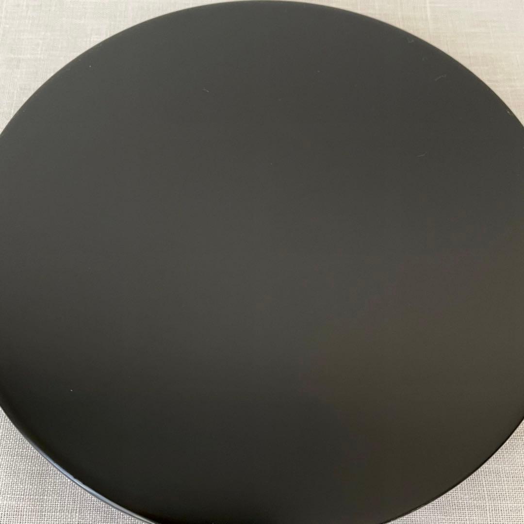 輪島塗 極上本堅地 丸盆 黒塗・朱塗 2枚セット 18cm お盆