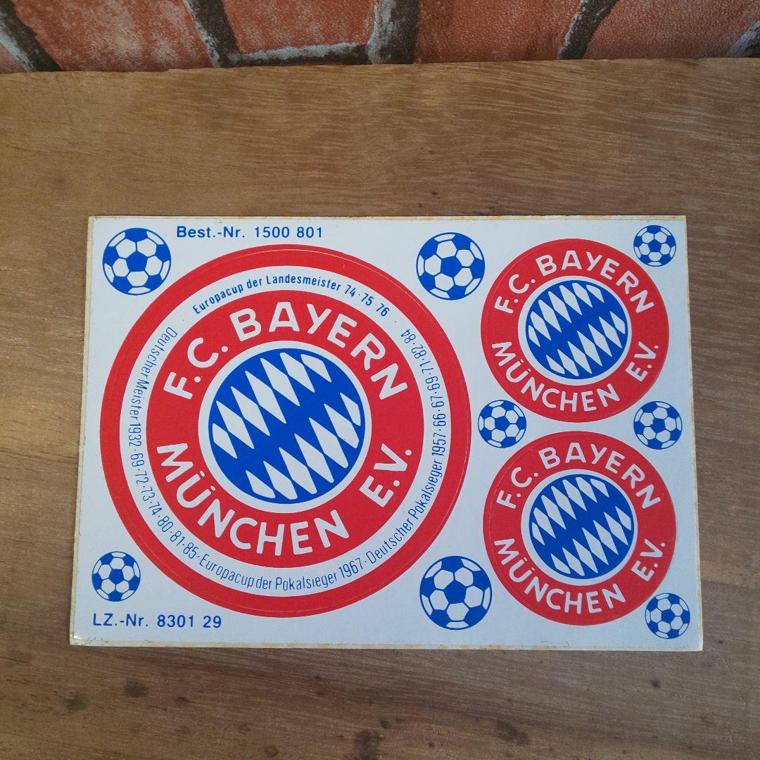 西ドイツ時代 当時物 バイエルン・ミュンヘン 未使用 ステッカー 希少