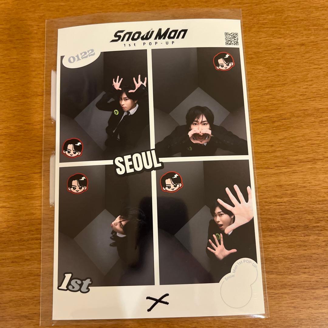 snowman 1st ポップアップ プリクラ ソウル限定 宮舘涼太 - メルカリ